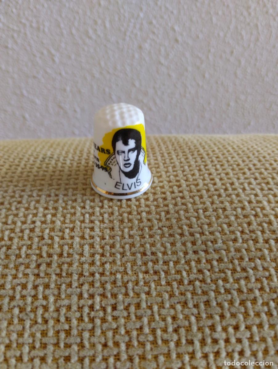 Coleccionismo de dedales: Dedal Elvis Birchcroft Fine Bone China - Foto 1