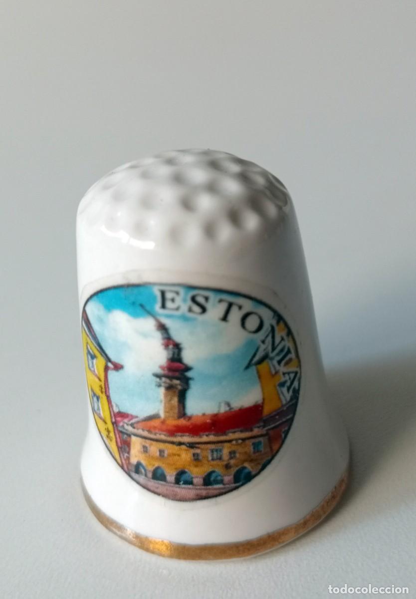 Coleccionismo de dedales: DEDAL RECUERDO DE ESTONIA - Foto 1