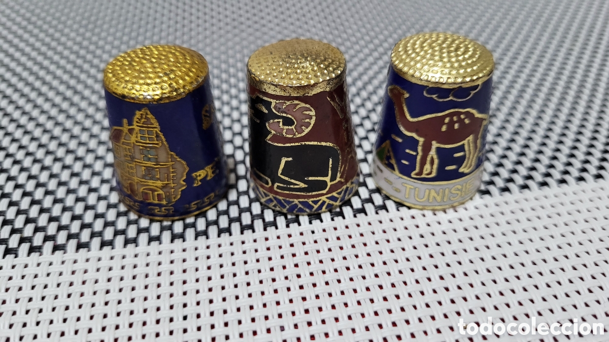 Coleccionismo de dedales: Lore dedales Cloisonne colecci&oacute;n - Foto 1
