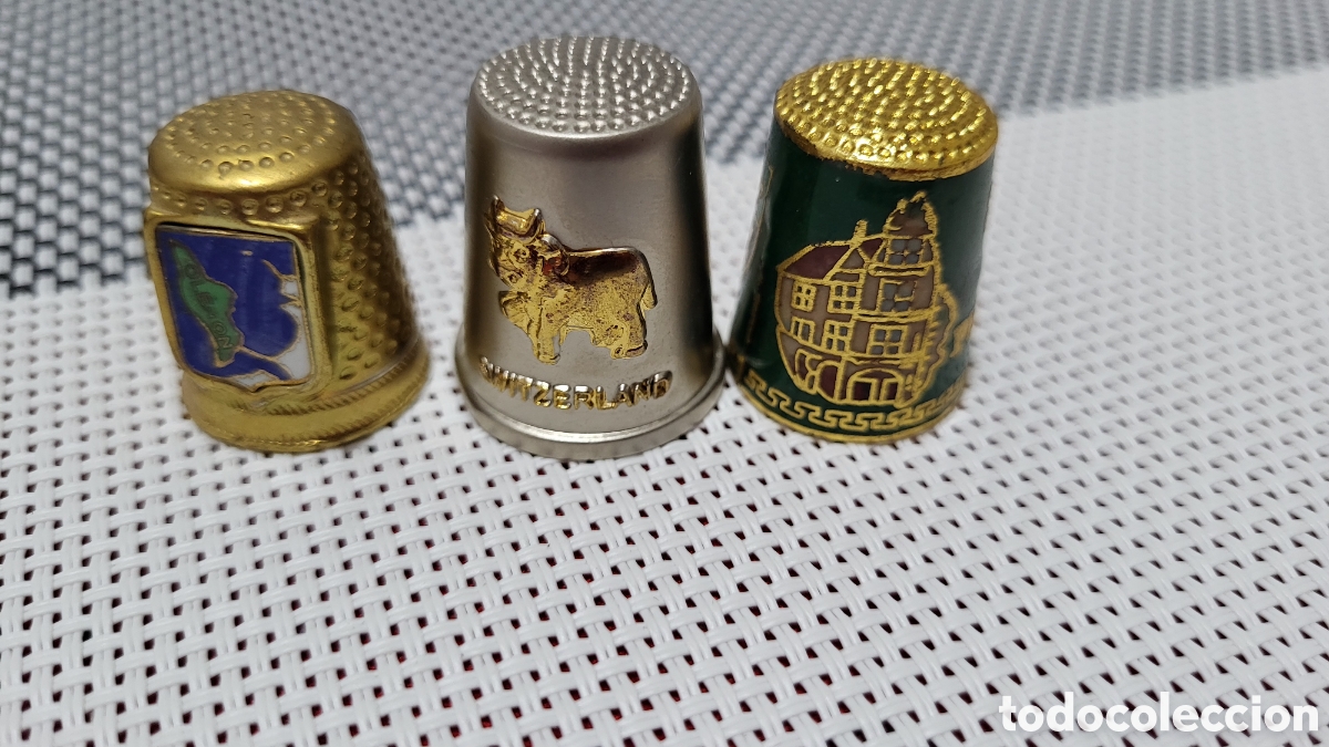 Coleccionismo de dedales: Lote dedales colecci&oacute;n - Foto 1