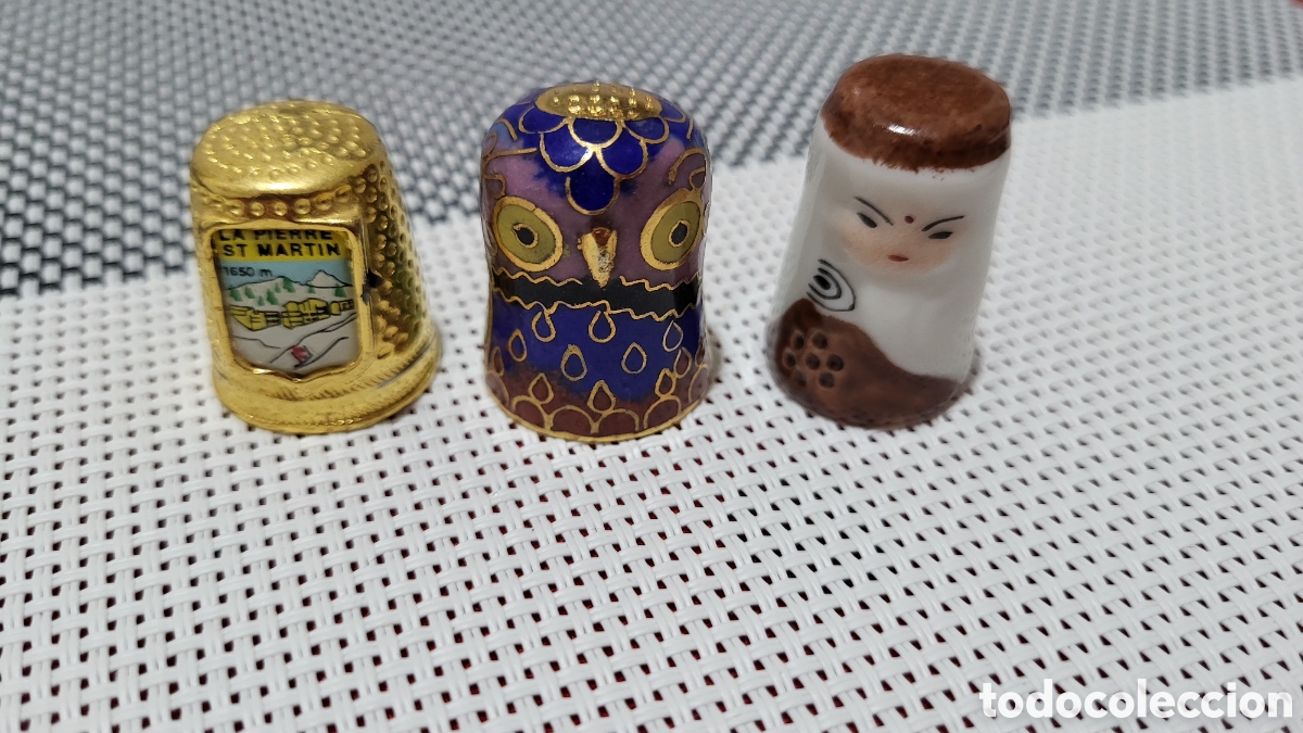 Coleccionismo de dedales: Lote dedales colecci&oacute;n - Foto 1
