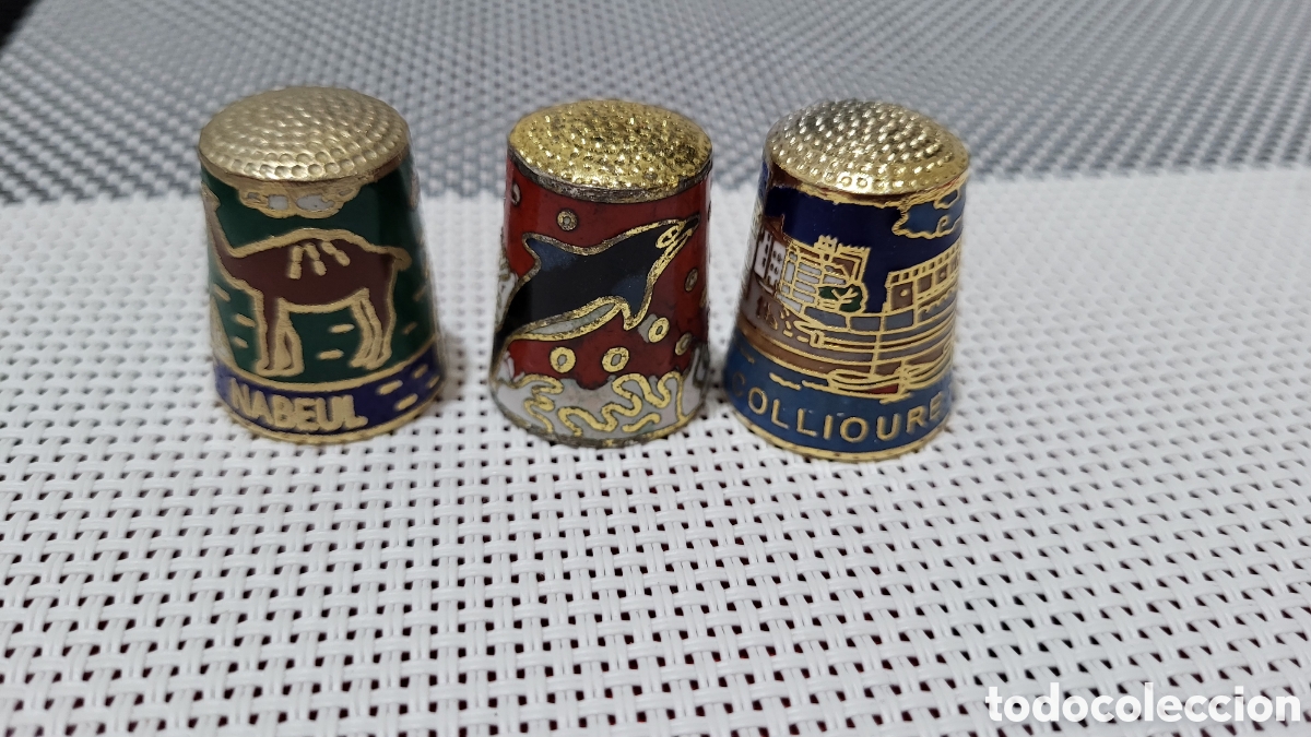 Coleccionismo de dedales: Lote dedales colecci&oacute;n - Foto 1