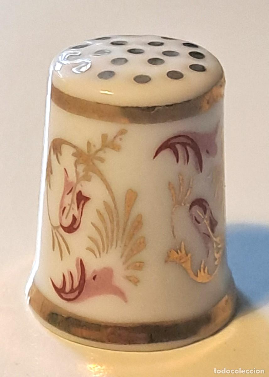 Coleccionismo de dedales: DEDAL PORCELANA DECORADO - Foto 1