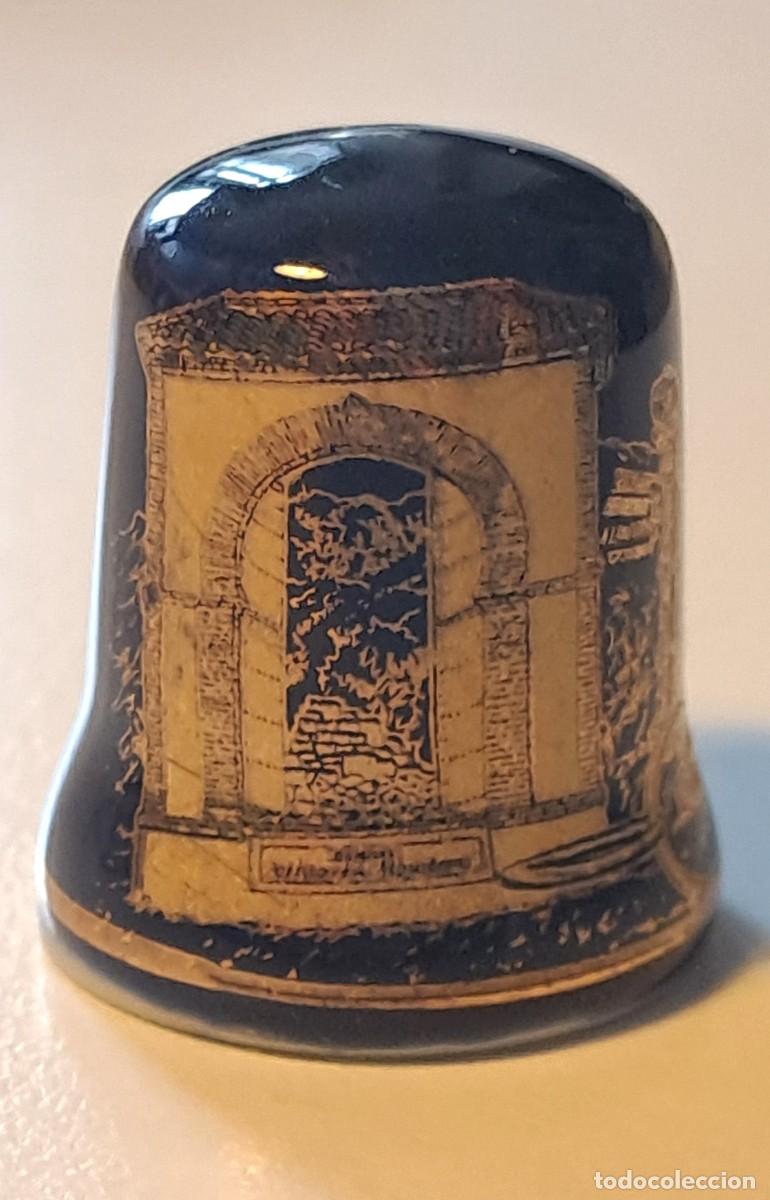 Coleccionismo de dedales: DEDAL PORCELANA AZUL - Foto 1