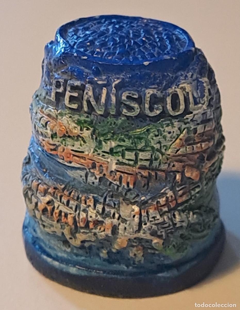 Coleccionismo de dedales: DEDAL RECUERDO PE&Ntilde;ISCOLA - Foto 1