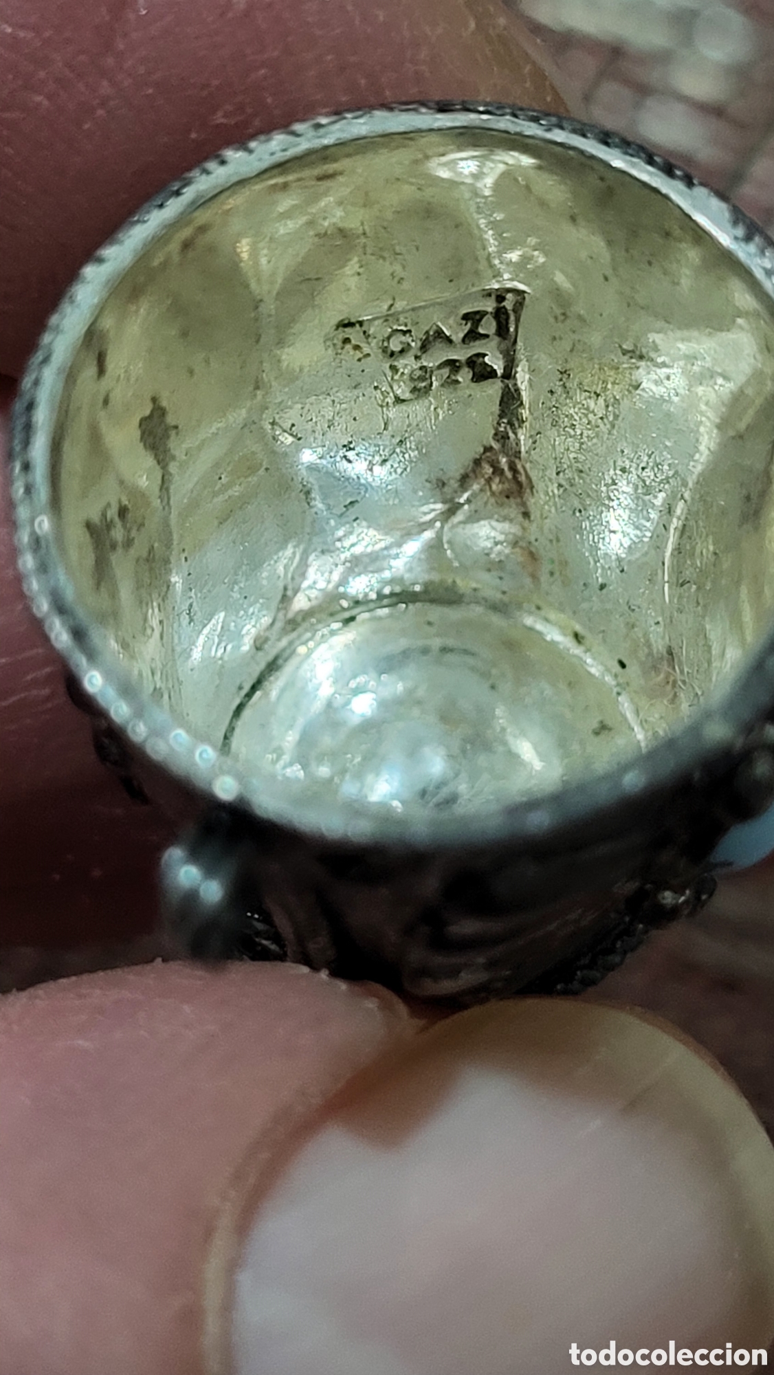 Coleccionismo de dedales: Antiguo dedal de plata - Foto 3