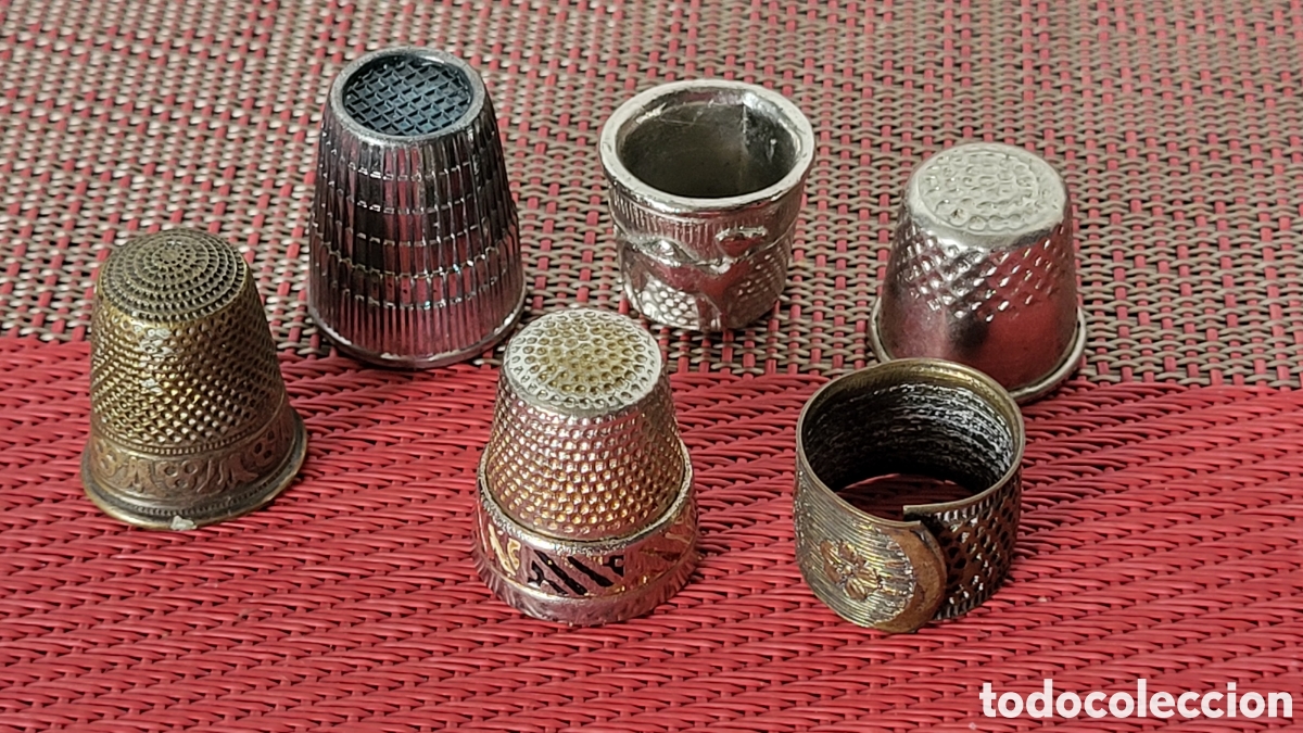 Coleccionismo de dedales: Lote varios dedales colecci&oacute;n - Foto 4