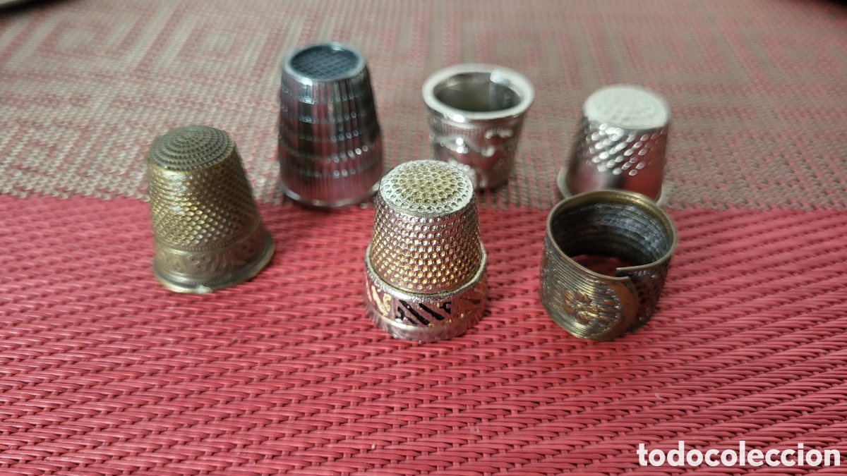 Coleccionismo de dedales: Lote varios dedales colecci&oacute;n - Foto 1