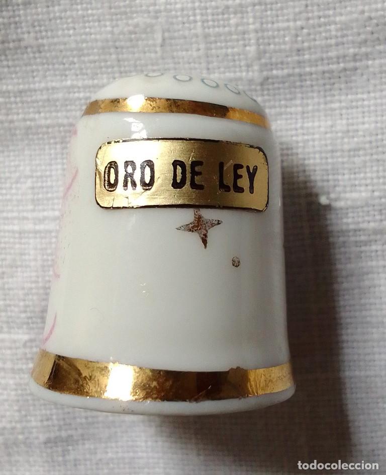 Coleccionismo de dedales: Dedal decorativo con oro de ley - Foto 2