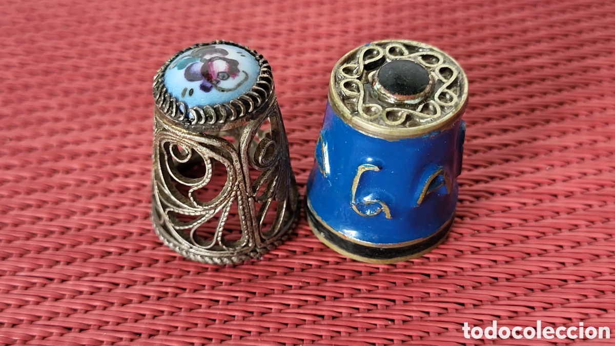 Coleccionismo de dedales: Antiguos dedales colecci&oacute;n - Foto 1