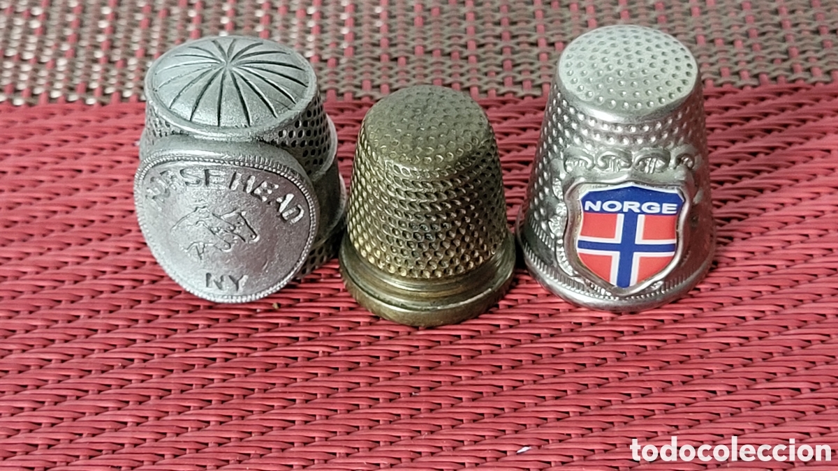 Coleccionismo de dedales: Antiguos dedales colecci&oacute;n - Foto 1