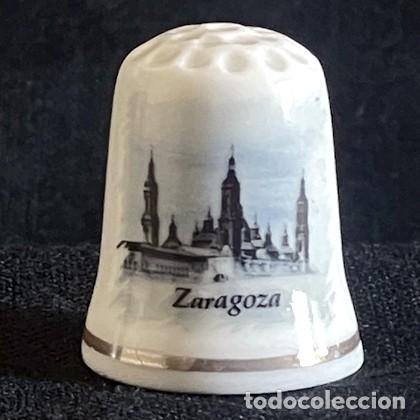 Colecionismo de dedais: Dedal porcelana - Zaragoza (El Pilar)