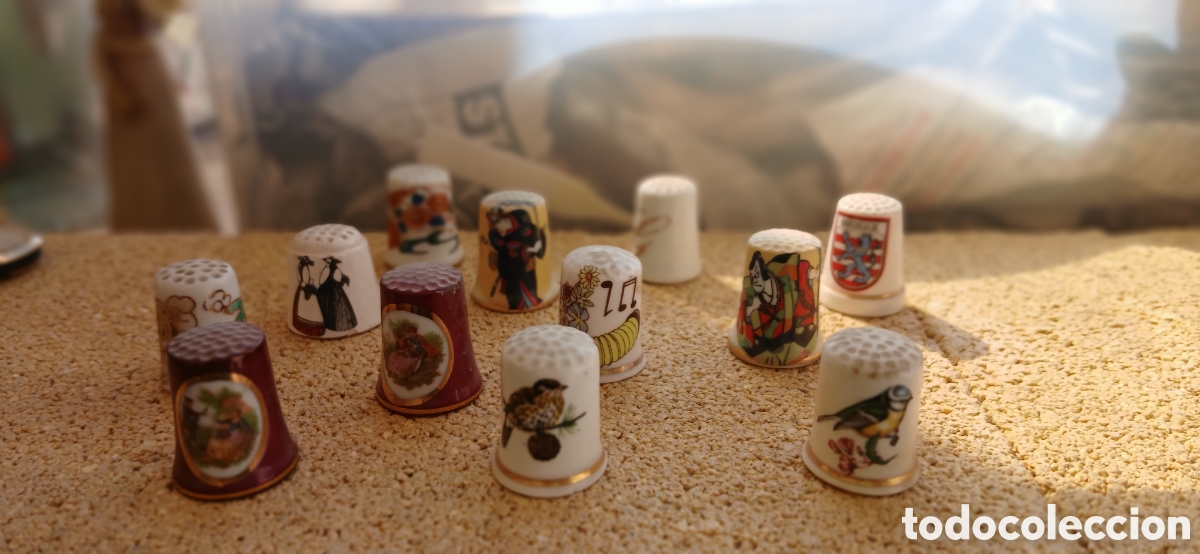 Coleccionismo de dedales: DEDALES DE PORCELANA JJ - Foto 2