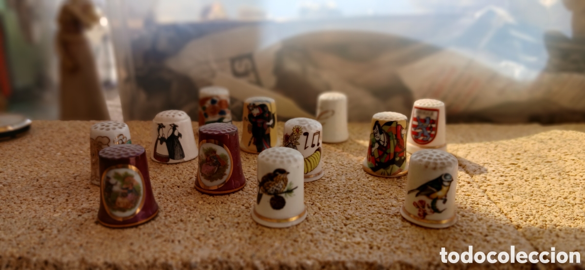 Coleccionismo de dedales: DEDALES DE PORCELANA JJ - Foto 1