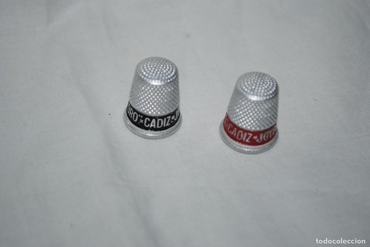 Collezionismo di ditali: DEDALES DE COLECCION , CON ANUNCIO DE JOYERIA .
