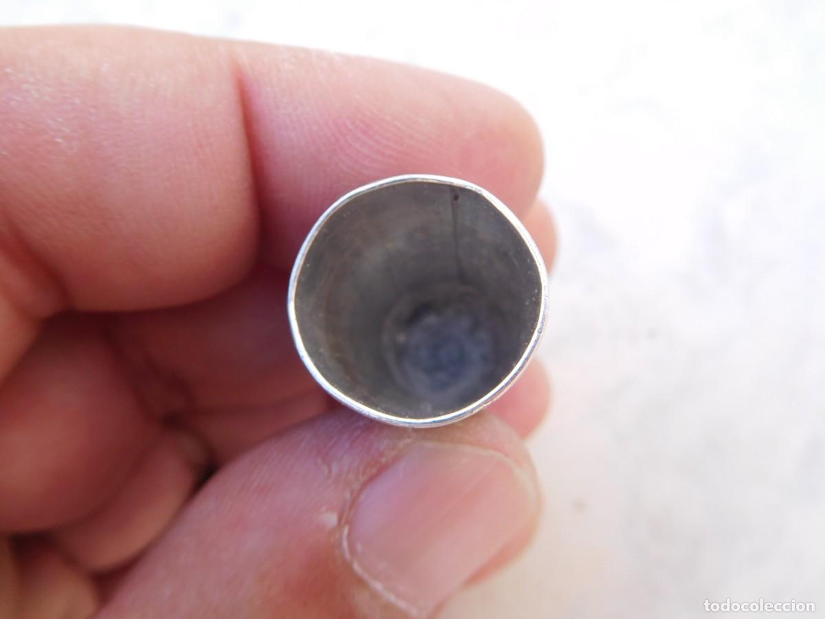 Coleccionismo de dedales: Dedal antiguo de plata - Foto 4