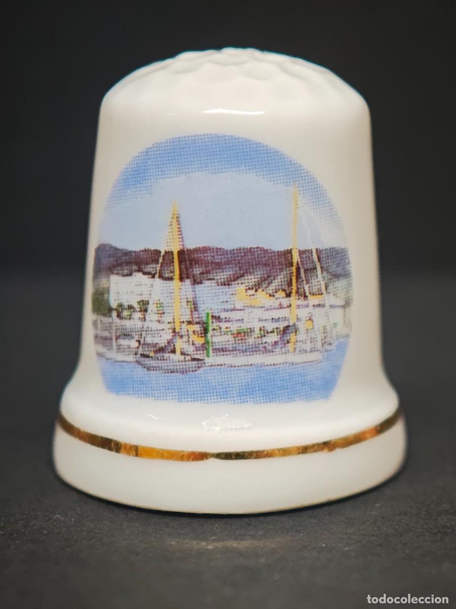 Coleccionismo de dedales: DEDAL PORCELANA COSTA EE ALMERIA