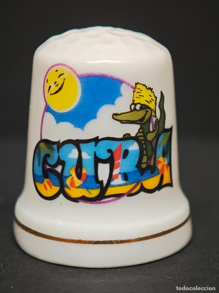 Coleccionismo de dedales: DEDAL PORCELANA CUBA