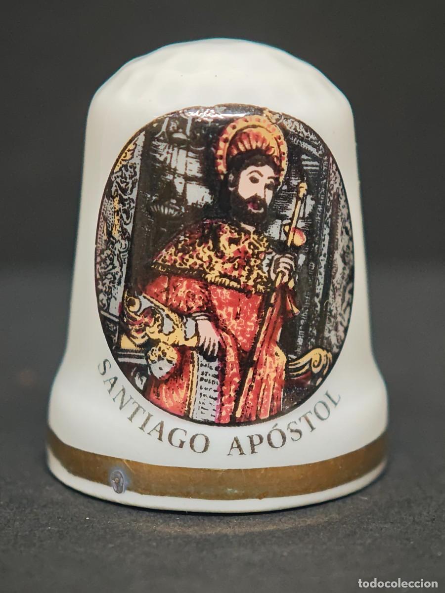 Coleccionismo de dedales: DEDAL PORCELANA SANTIAGO APOSTOL