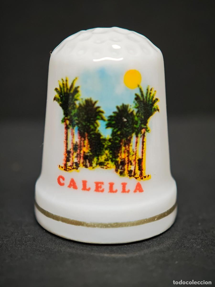 Coleccionismo de dedales: DEDAL PORCELANA CALELLA