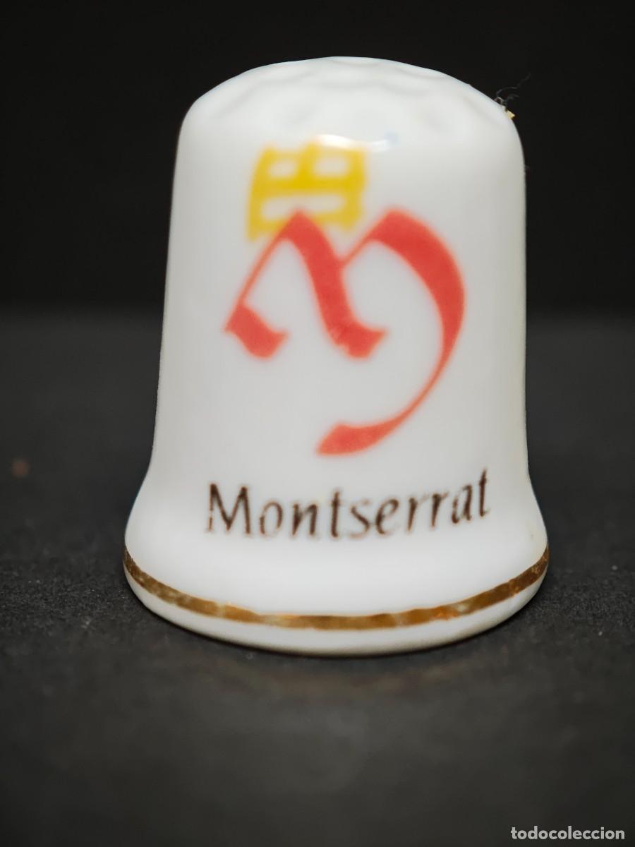 Coleccionismo de dedales: DEDAL PORCELANA MONTSERRAT