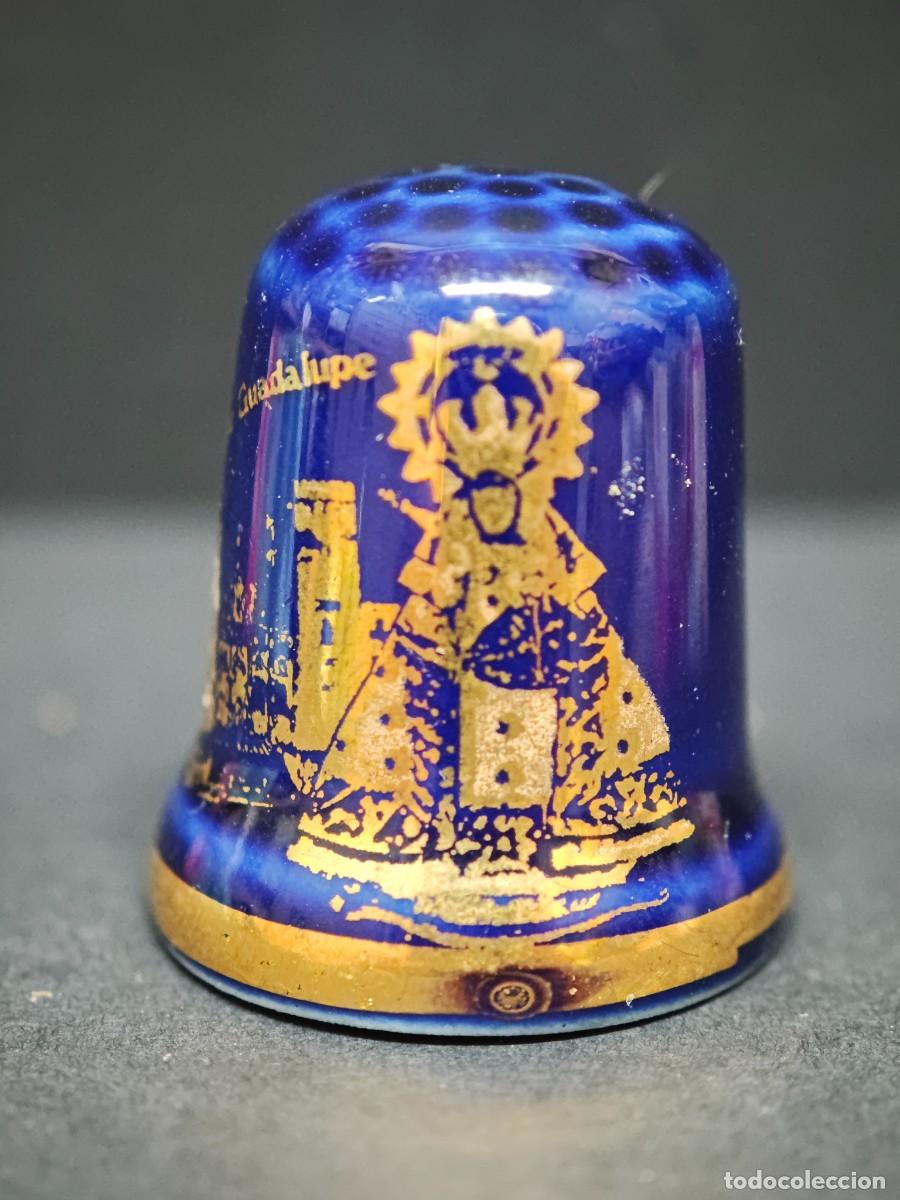Coleccionismo de dedales: DEDAL PORCELANA MUESTRA SE&Ntilde;ORA DE GUADALUPE