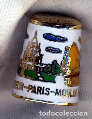 Coleccionismo de dedales: DEDAL-RECUERDO DE PARIS.-