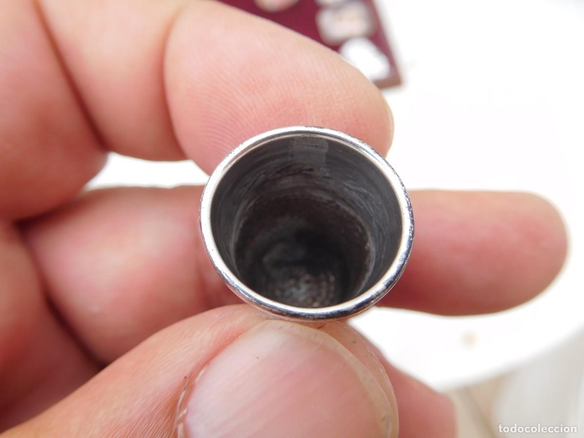 Coleccionismo de dedales: Dedal antiguo de plata - Foto 4