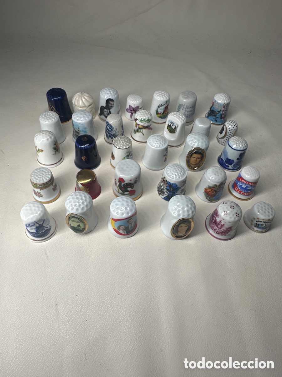 Sammlung von Fingerh&uuml;ten: Colecci&oacute;n lote de dedales