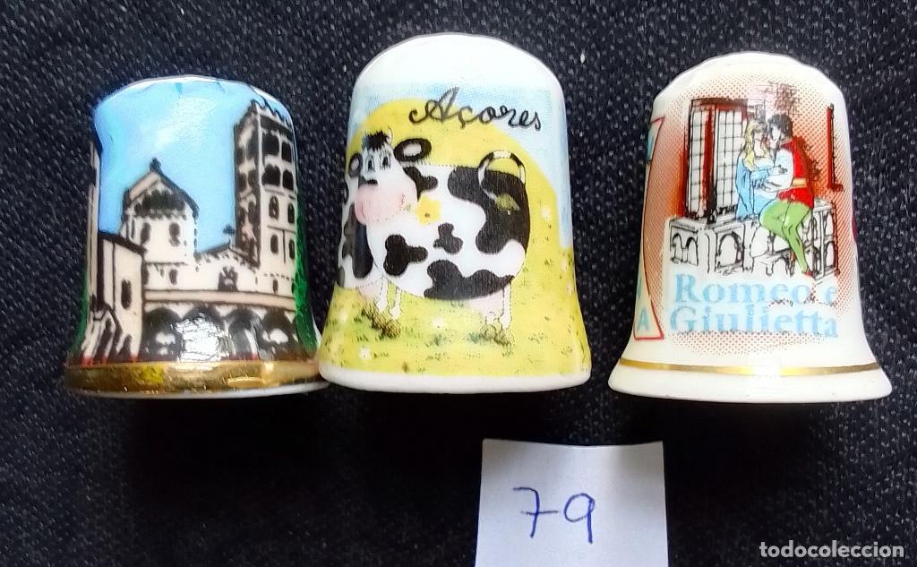 Coleccionismo de dedales: 3 dedales A&ccedil;ores/Ripoll/Romeo y Giulietta Verona