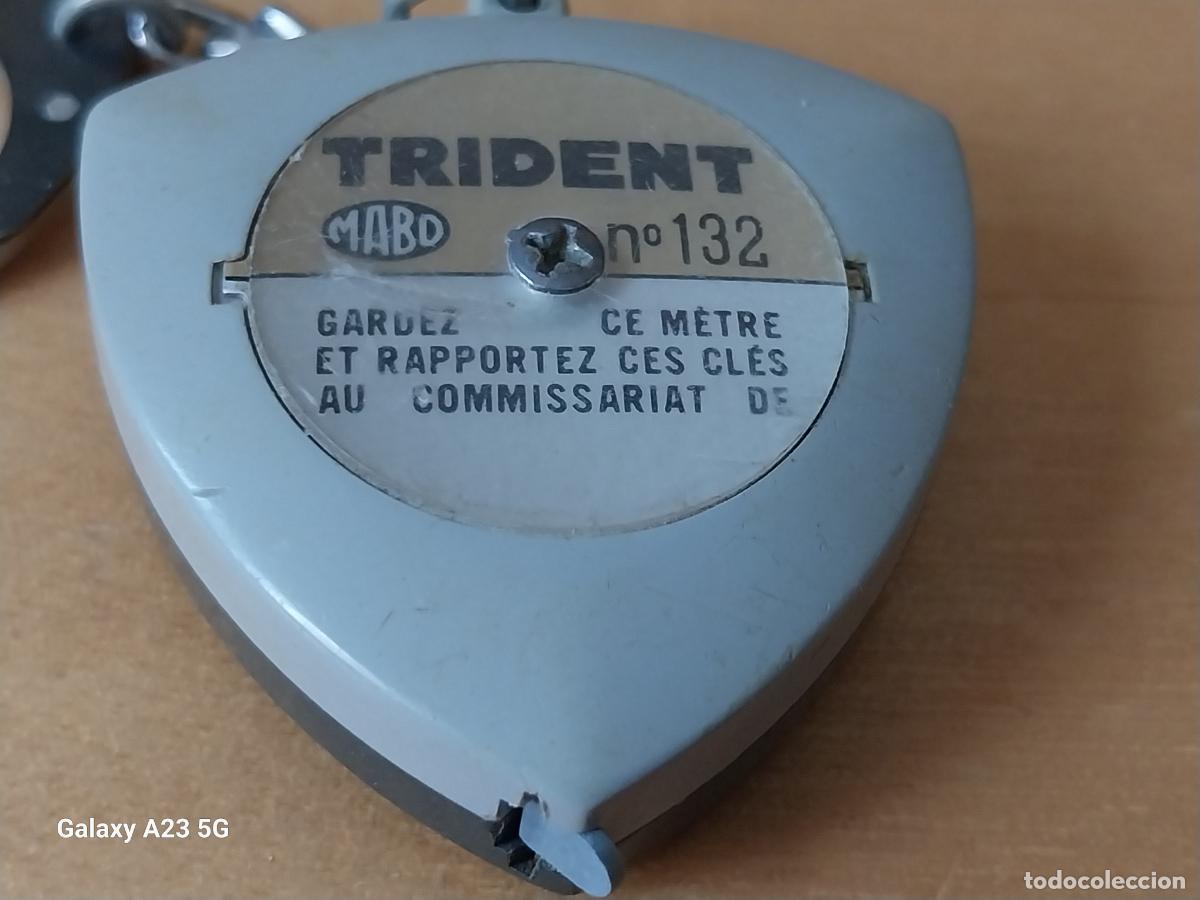 Coleccionismo de dedales: TRIDENT METRO LLAVERO VINTAGE ORIGINAL 4.50CMS ALTO