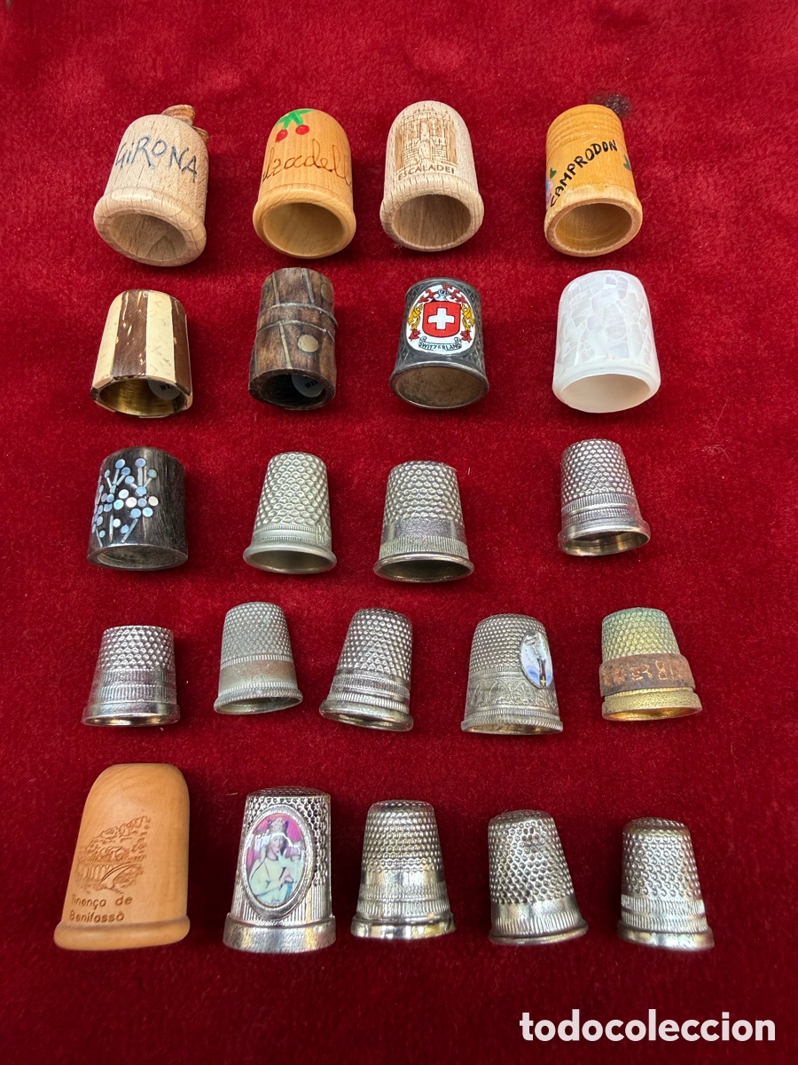 Collectionnisme de d&eacute;s &agrave; coudre: Gran lote de dedales de coleccion!