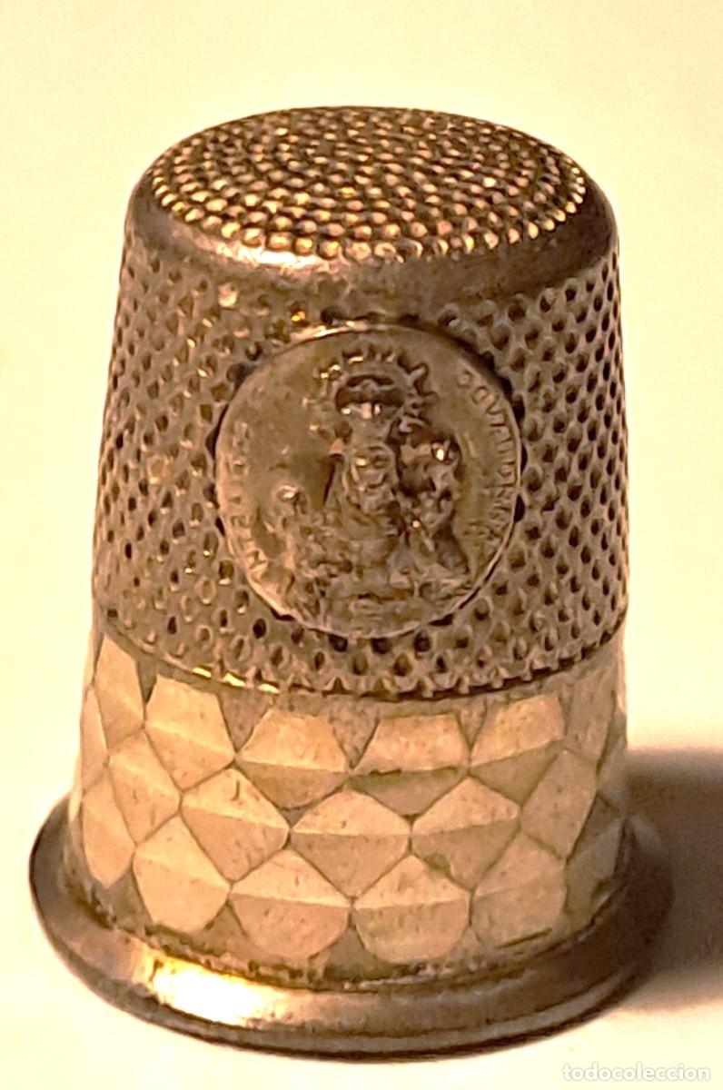 Colecionismo de dedais: DEDAL DE PLATA IMAGEN VIRGEN DEL PILAR