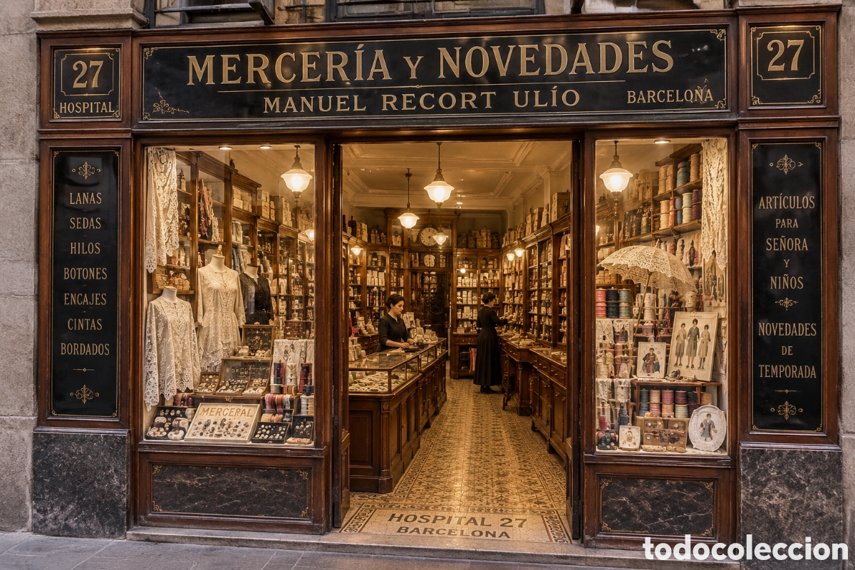 Coleccionismo de dedales: Dedal mercer&iacute;a Recort y Ulio - Foto 3