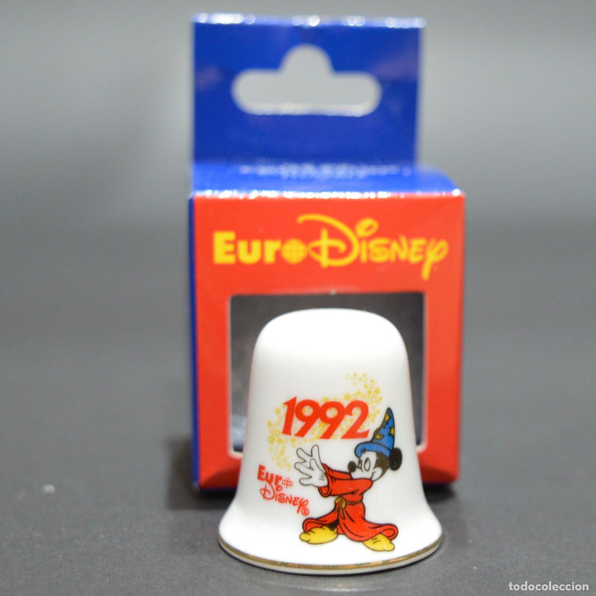 Coleccionismo de dedales: DEDAL DE PORCELANA EURO DISNEY 1992