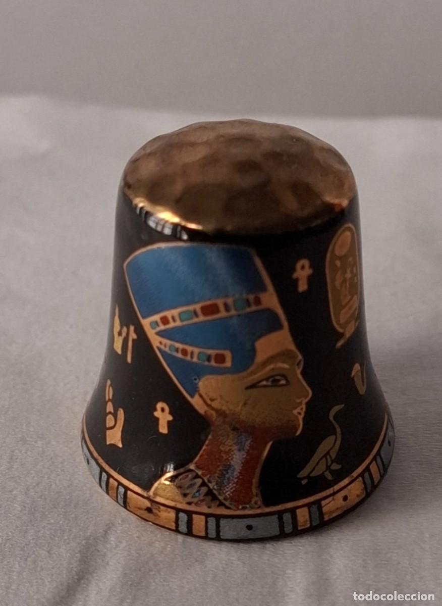Coleccionismo de dedales: Dedal de colecci&oacute;n de Egipto - Foto 3