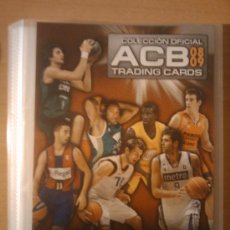 Coleccionismo deportivo: ALBUM ARCHIVADOR VACIO COLECCION OFICIAL ACB 08/09 TRADING CARDS DE PANINI - 