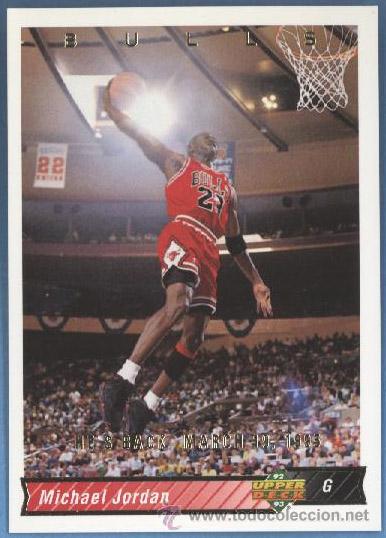 Coleccionismo deportivo: Michael Jordan - Upper Deck - Foto 1
