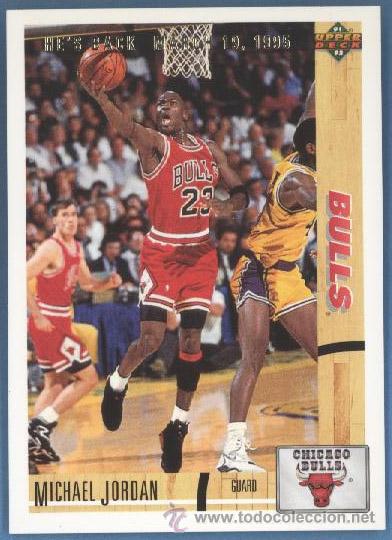 Coleccionismo deportivo: Michael Jordan - Upper Deck - Foto 1