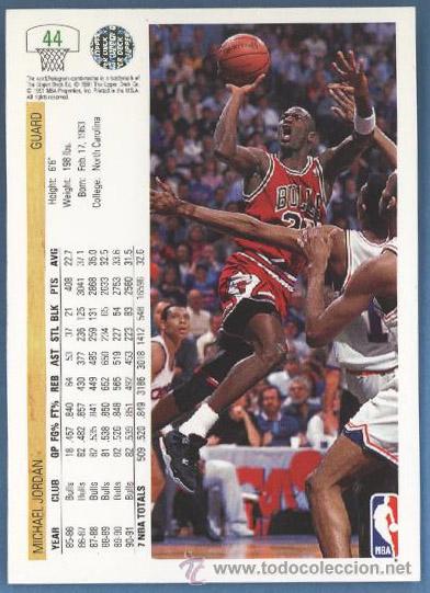Coleccionismo deportivo: Michael Jordan - Upper Deck - Foto 2
