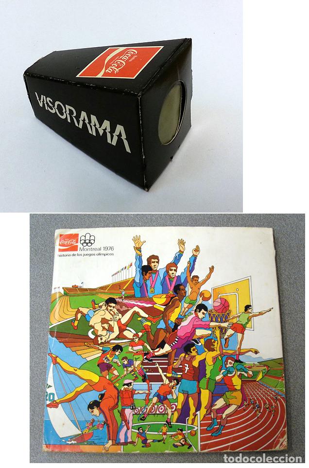 Sammelleidenschaft Sport: ALBUM 1976 Historia de los Juegos Olimpicos. Montreal 76 Coca Cola. Completo con VISOR