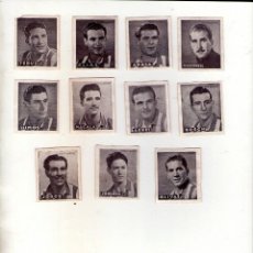 Coleccionismo deportivo: FÚTBOL EQUIPO COMPLETO R.C.D. ESPANYOL EDITORIAL CISNE FOTO CARNET 1942 1943 CROMOS DESPEGADOS