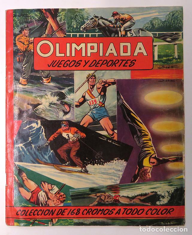 Sammelleidenschaft Sport: ALBUM 1957 OLIMPIADA JUEGOS Y DEPORTES. Completo. RUIZ ROMERO