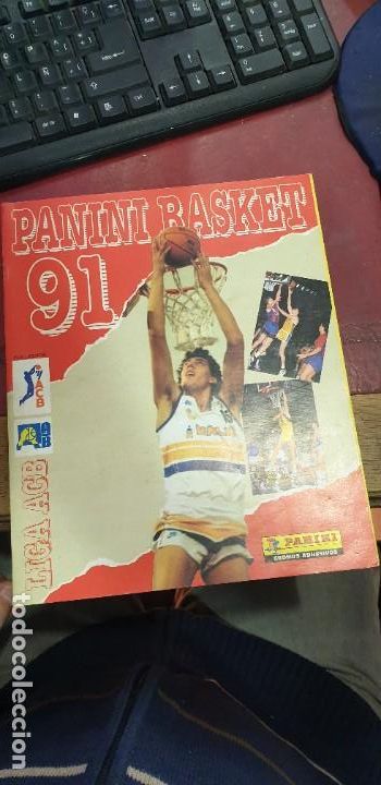 Collezionismo sportivo: Album panini basket 91 incompleto en muy buen estado