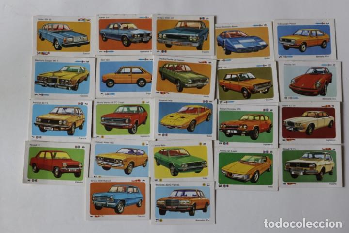 Coleccionismo deportivo: 22 CROMOS COLECCION TELE MOTOR AUTOMOVILES
