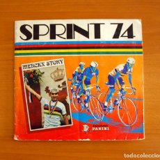 Coleccionismo deportivo: ÁLBUM SPRINT 74 - COMPLETO - EDITORIAL PANINI 1974 - FIGURINE PANINI, CICLISMO. Lote 220256061