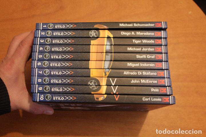 Sammelleidenschaft Sport: COLECCION 10 LIBROS MARADONA, SCHUMACHER, JORDAN, PEL&Eacute;, INDURAIN, LEWIS, ......