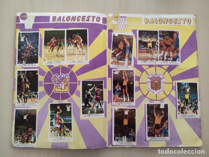 Coleccionismo deportivo: ALBUM COMPLETO BALONCESTO 1988 CROMOS LIGA ACB 87/88 NBA 2 JORDAN STICKER BASKET MERCHANTE CONVERSE - Foto 4 - 273721298