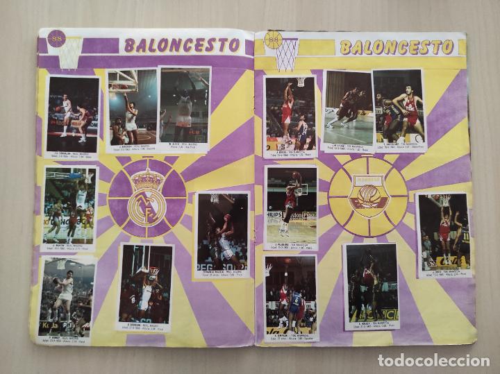 Coleccionismo deportivo: ALBUM COMPLETO BALONCESTO 1988 CROMOS LIGA ACB 87/88 NBA 2 JORDAN STICKER BASKET MERCHANTE CONVERSE - Foto 9 - 273721298