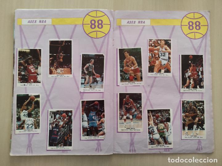Coleccionismo deportivo: ALBUM COMPLETO BALONCESTO 1988 CROMOS LIGA ACB 87/88 NBA 2 JORDAN STICKER BASKET MERCHANTE CONVERSE - Foto 14 - 273721298